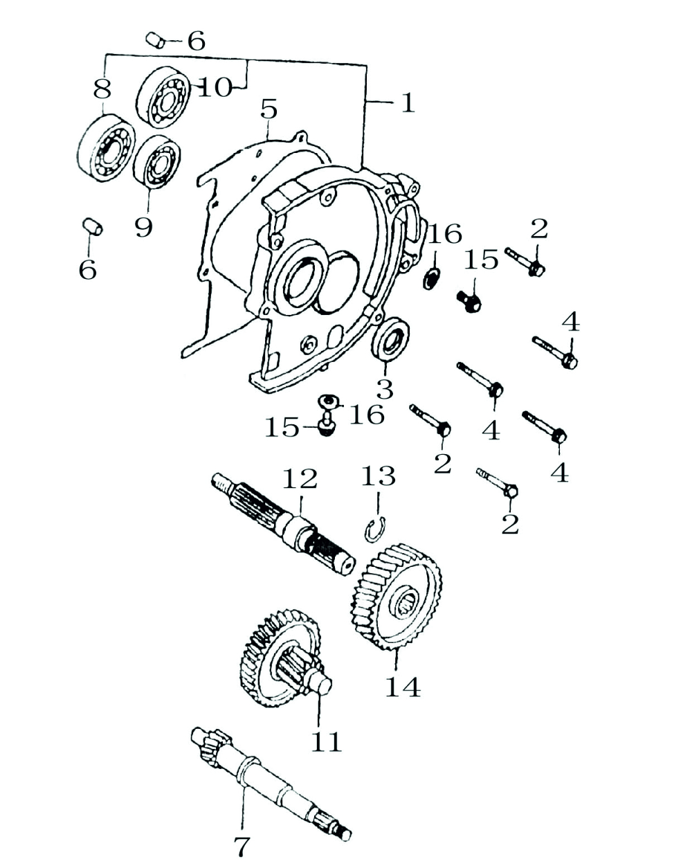 Motor GY6 sek2